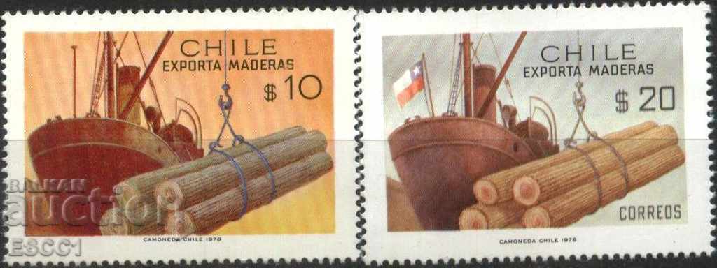 Pure Brands Ships Export of Timber 1978 from Chile