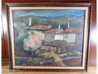 Peter Urumov-landscape-oil-paints-signed-framed