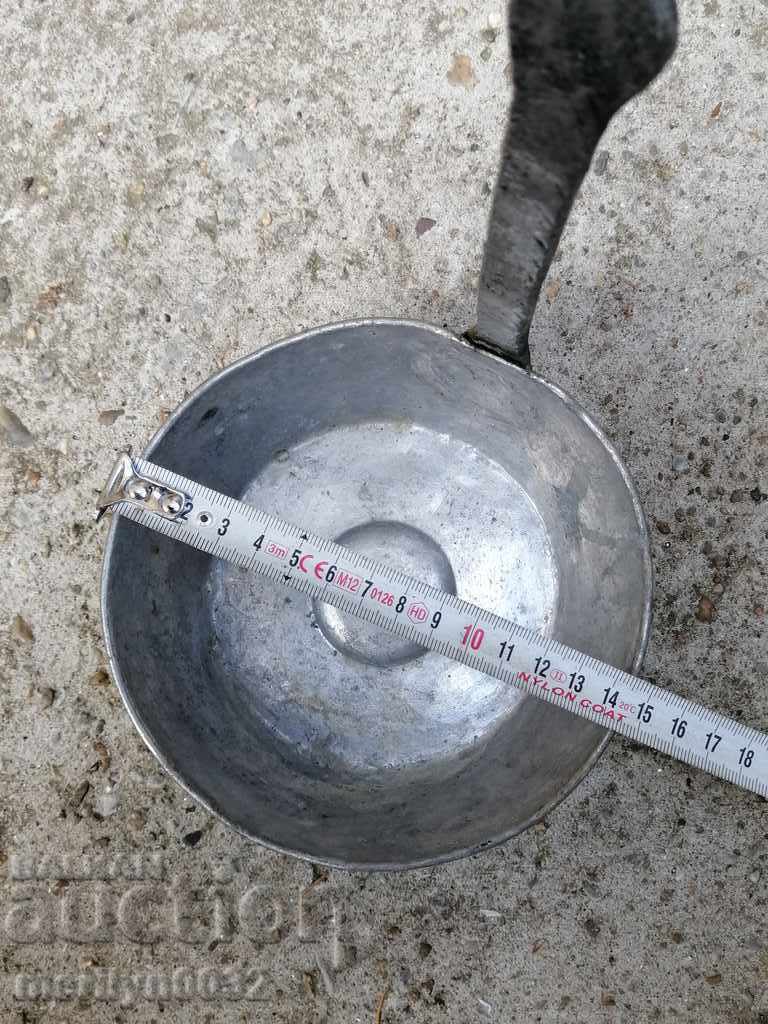 Old copper ladle, copper copper pot, pit, kishkil cap - 7 Old copper ladle, copper copper pot, pit, kishkil cap - 7