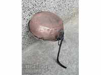 Стар меден тиган, бакър, тава, меден съд