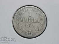 Russia (for Finland) 1865 - 1 mark
