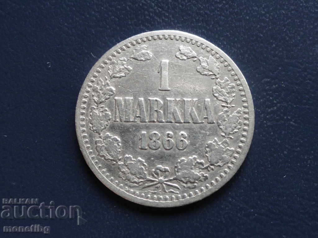 Русия (за Финландия) 1866г. - 1 маркка Русия (за Финландия) 1866г. - 1 маркка