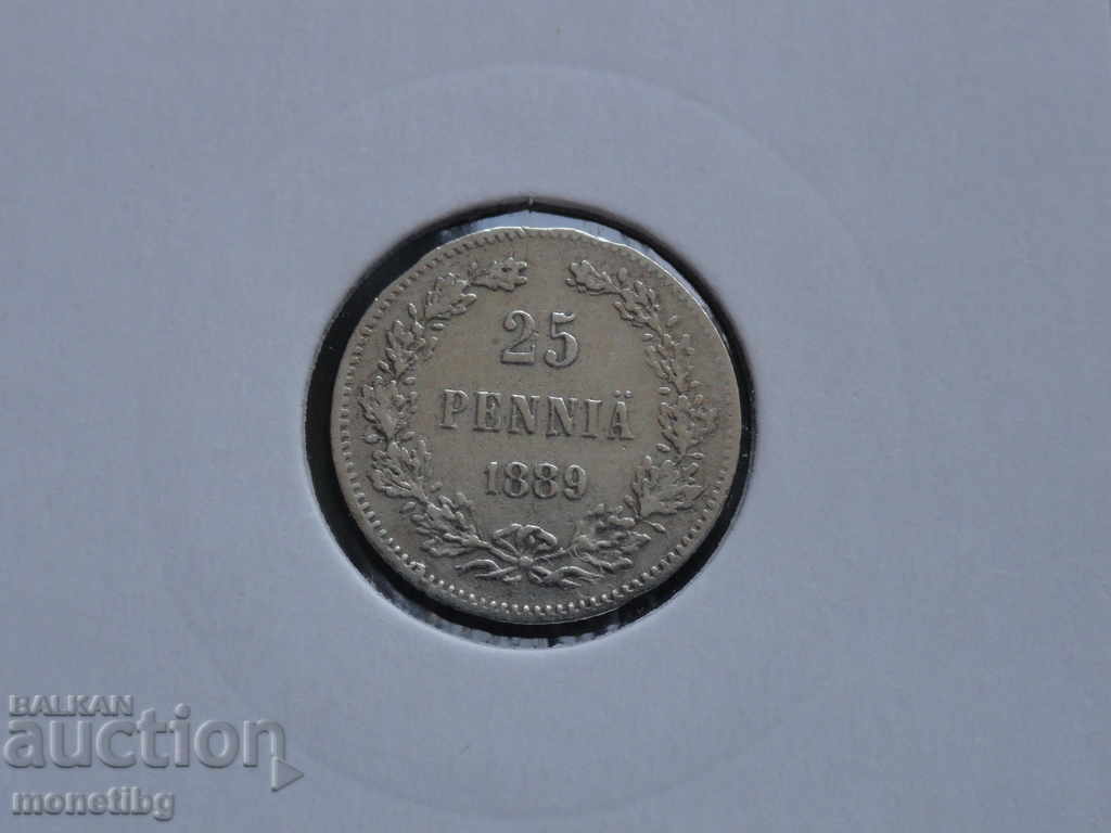 Auction Russia (for Finland) 1889 - 25 pennia Auction Russia (for Finland) 1889 - 25 pennia