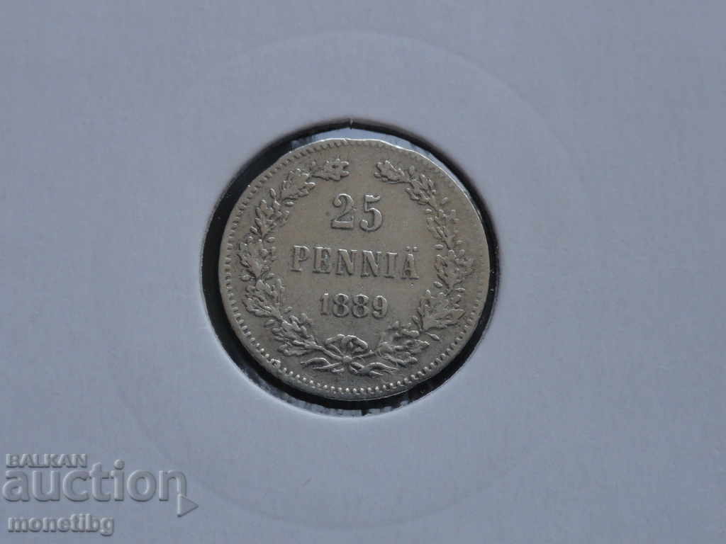 Russia (for Finland) 1889 - 25 pennia - 5 Russia (for Finland) 1889 - 25 pennia - 5