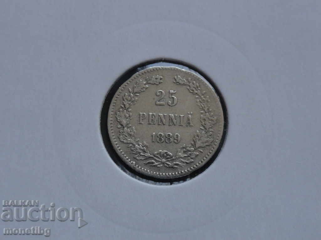 Russia (for Finland) 1889 - 25 pennies