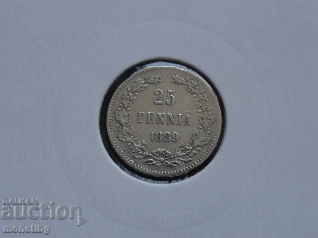 Russia (for Finland) 1889 - 25 pennia Russia (for Finland) 1889 - 25 pennia