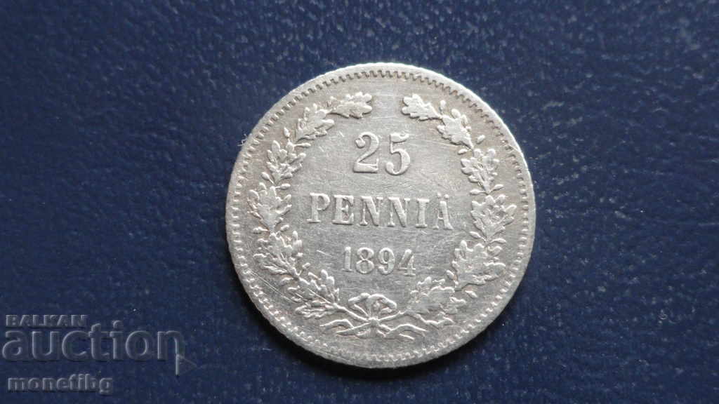 Auction Russia (for Finland) 1894 - 25 pennia Auction Russia (for Finland) 1894 - 25 pennia