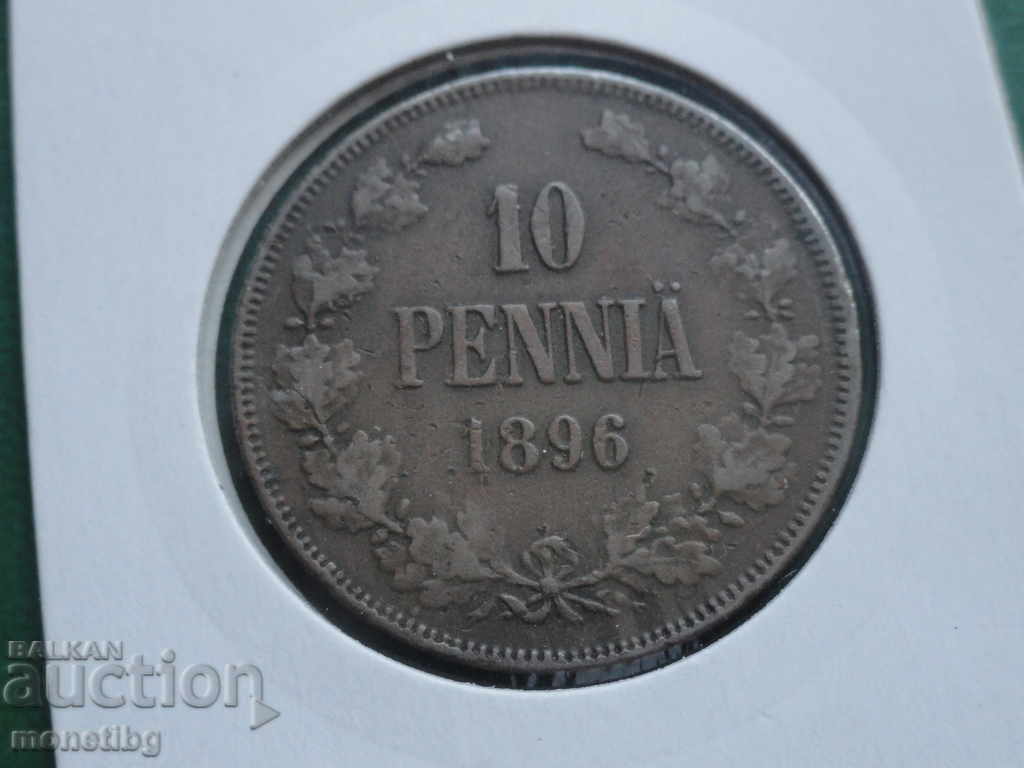 Auction Russia (for Finland) 1896 - 10 pennia Auction Russia (for Finland) 1896 - 10 pennia