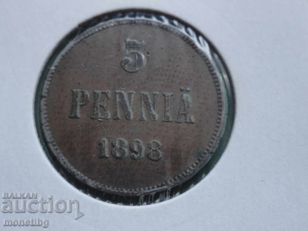 Auction Russia (for Finland) 1898 - 5 pennies Auction Russia (for Finland) 1898 - 5 pennies