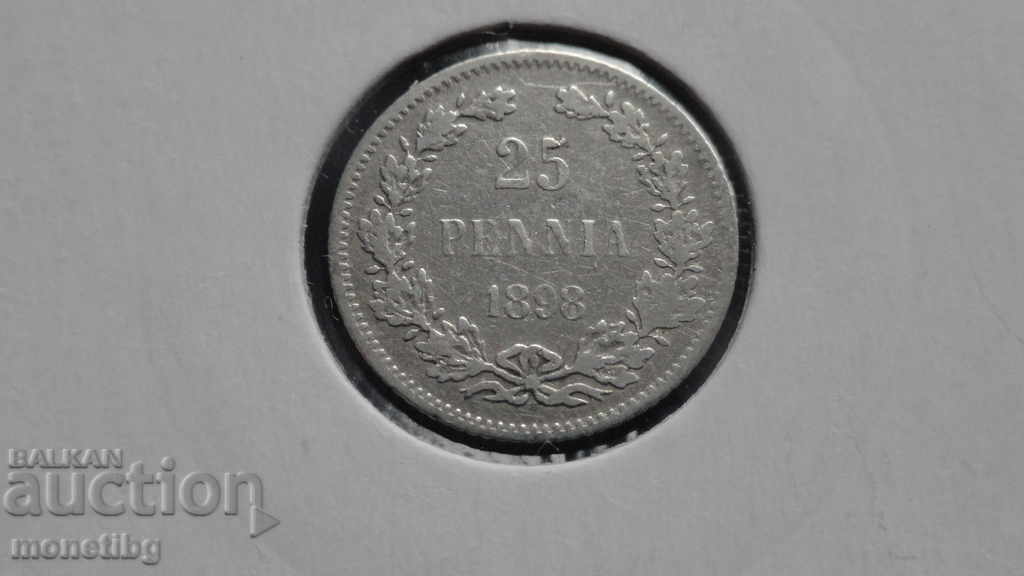 Ρωσία (για Φινλανδία) 1898 - 25 πένια - 5 Ρωσία (για Φινλανδία) 1898 - 25 πένια - 5
