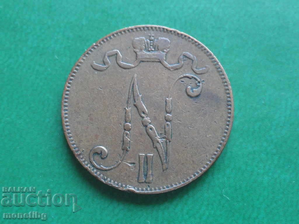 Rusia (pentru Finlanda) 1901 - 5 bănuți - 6 Rusia (pentru Finlanda) 1901 - 5 bănuți - 6