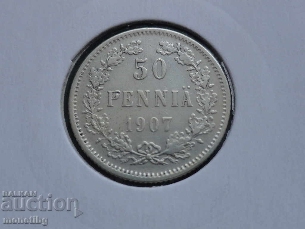 Аукцион Русия (за Финландия) 1907г. - 50 пениа Аукцион Русия (за Финландия) 1907г. - 50 пениа