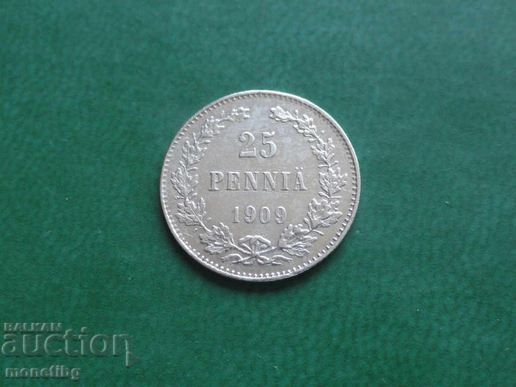 Russia (for Finland) 1909 - 25 pennia - 5