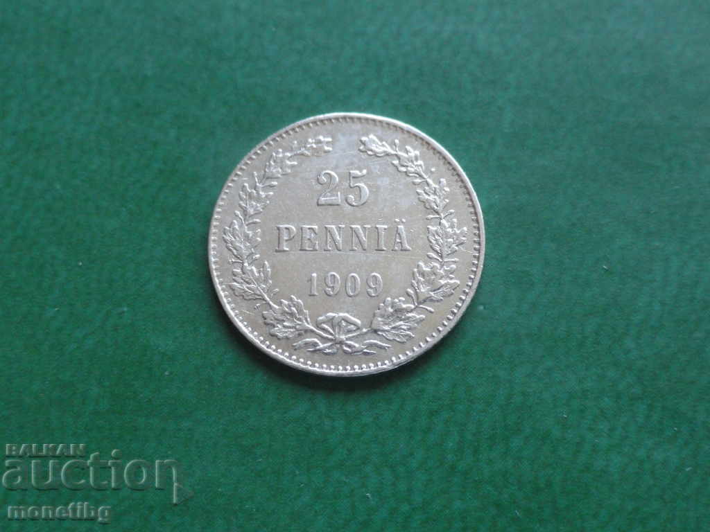 Ρωσία (Φινλανδία) το 1909. - 25 Penny