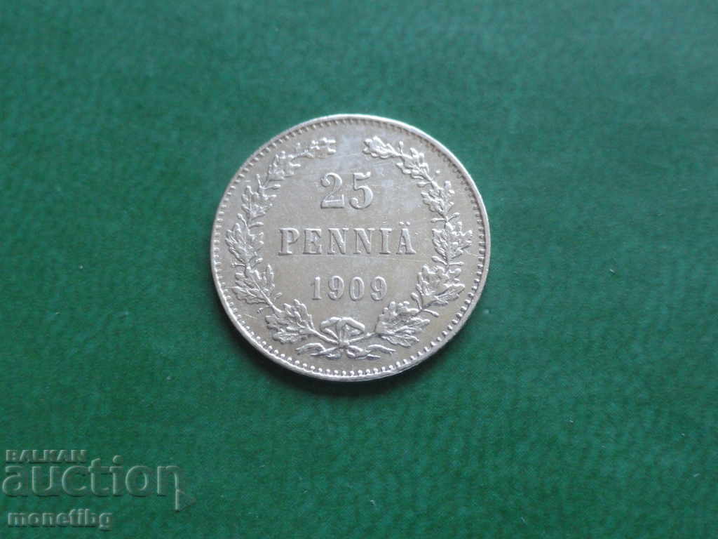 Russia (for Finland) 1909 - 25 pennia