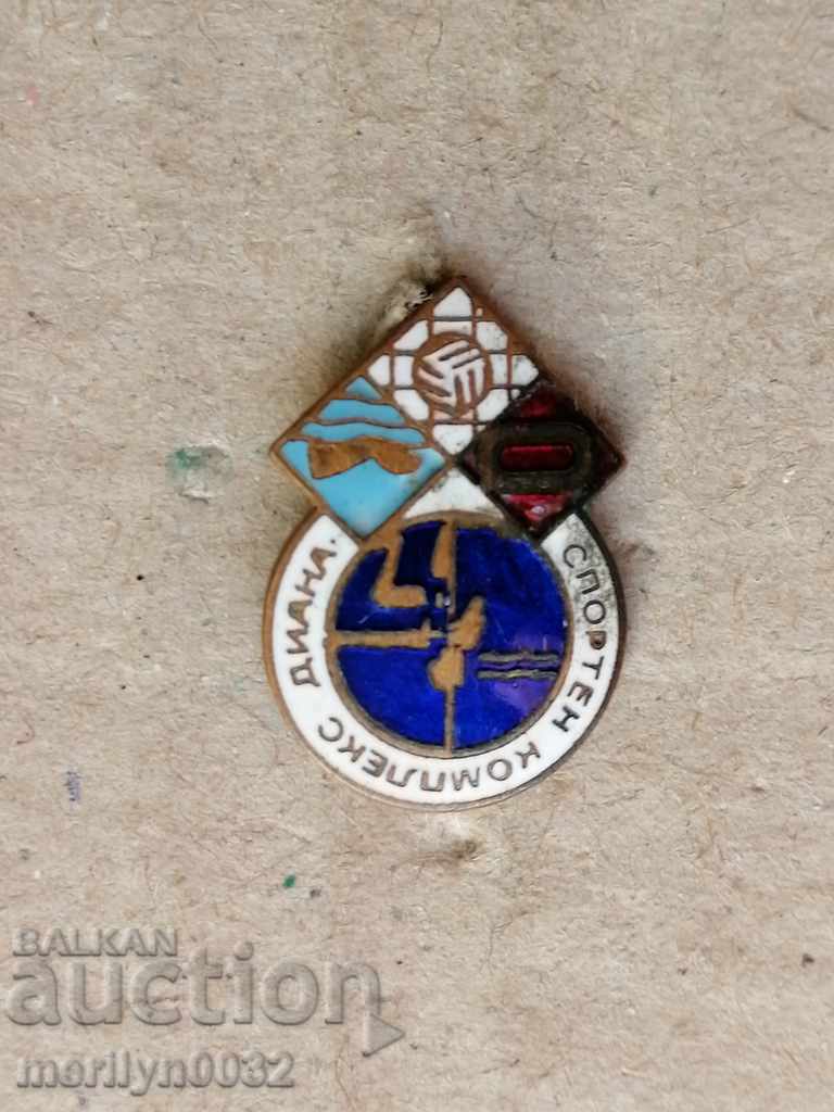 Award Badge Sports Complex Diana Medal Badge - 5 Award Badge Sports Complex Diana Medal Badge - 5