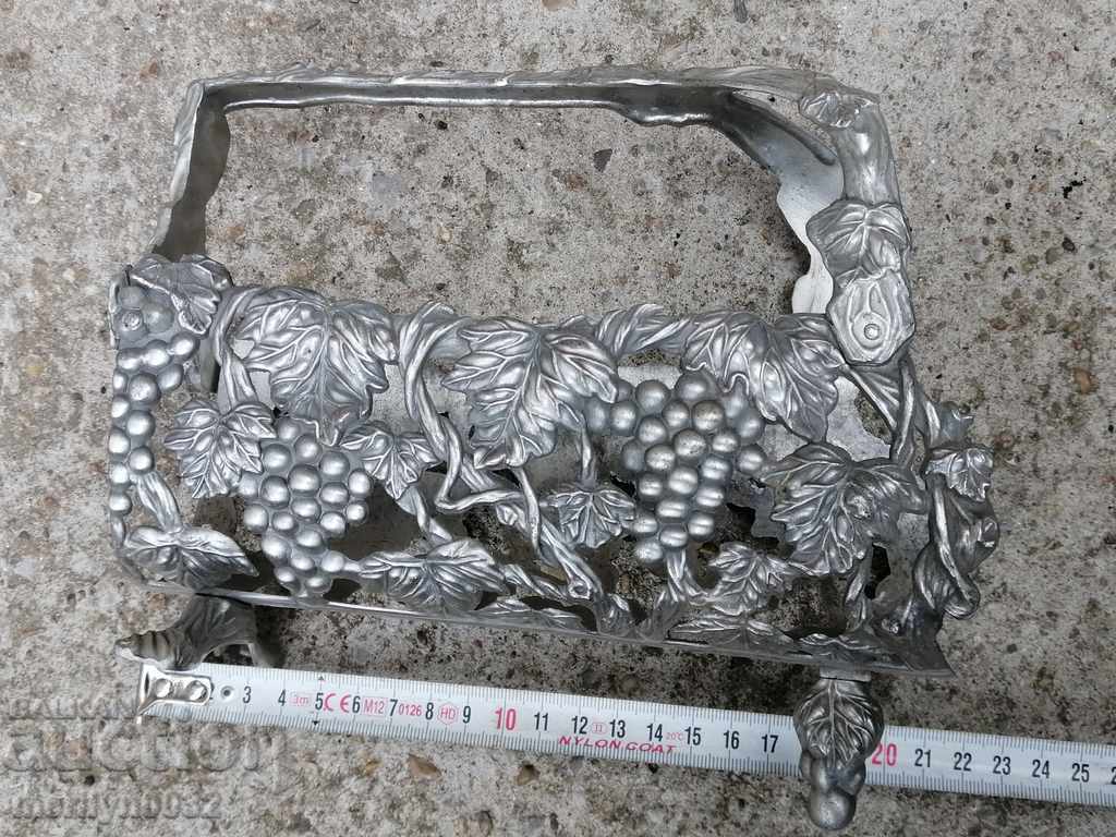 Auction Metal wine bottle holder whiskey cognac Auction Metal wine bottle holder whiskey cognac