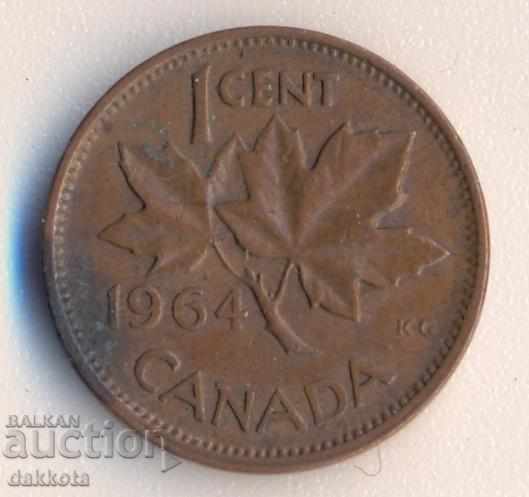Canada cent 1964
