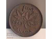 Канада цент 1943 година