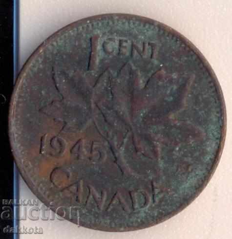 Канада цент 1945 година