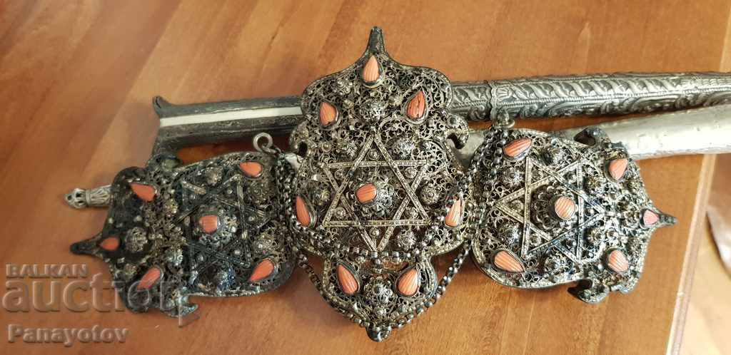 PAFTA PAFTI OTTOMAN PEACOCK PEACOCK JEWELRY CORAL FILIGRAN PAFTA PAFTI OTTOMAN PEACOCK PEACOCK JEWELRY CORAL FILIGRAN