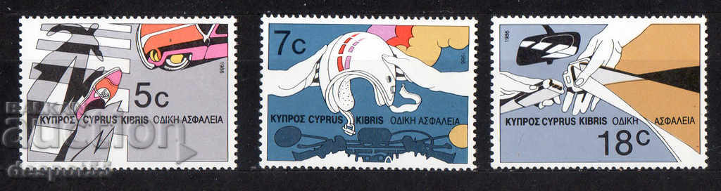 1986. Cipru. Siguranța Rutieră.