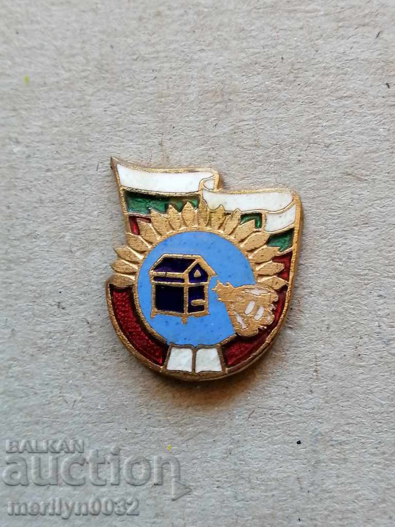 Breasted beekeeping medal badge badge