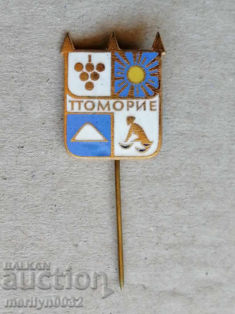 Pomorie Badge Enamel Medal Badge with price 43.00 BGN | € 21.99 Pomorie Badge Enamel Medal Badge with price 43.00 BGN | € 21.99