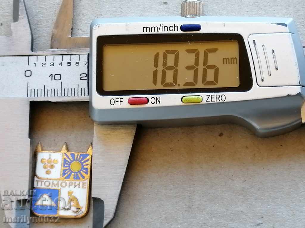 Delivery of Pomorie Badge Enamel Medal Badge Delivery of Pomorie Badge Enamel Medal Badge