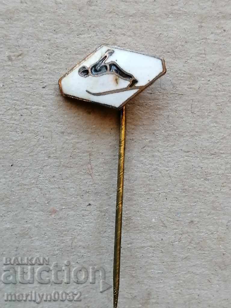 Breast badge Ski factor enamel medal badge Breast badge Ski factor enamel medal badge