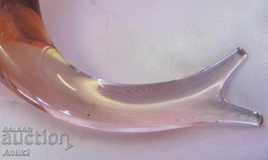 Delivery of Old Morano Crystal Glass Figure-Fish Delivery of Old Morano Crystal Glass Figure-Fish