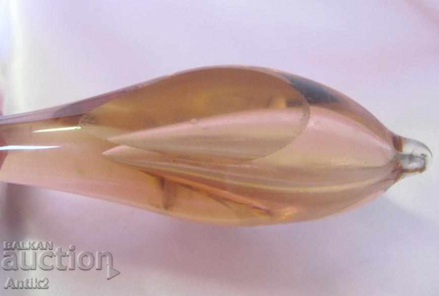 Old Morano Crystal Glass Figure-Fish - 7 Old Morano Crystal Glass Figure-Fish - 7