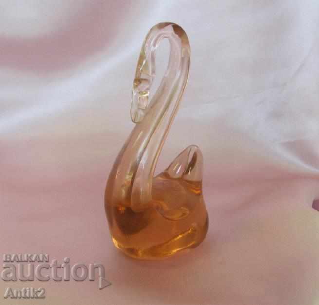Old Crystal Glass Figure-Swan with price 30.00 BGN | € 15.34 Old Crystal Glass Figure-Swan with price 30.00 BGN | € 15.34