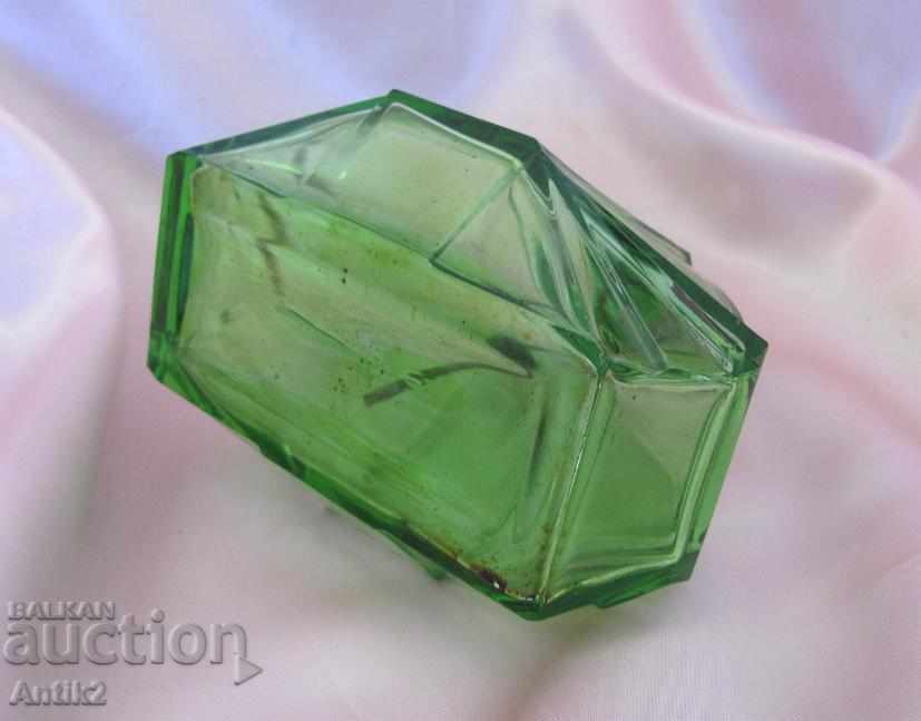 Old Crystal Perfume Bottles 2 pcs - 5 Old Crystal Perfume Bottles 2 pcs - 5