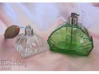 Old Crystal Perfume Bottles 2 pcs