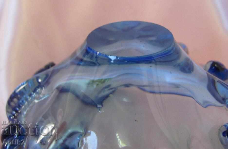 Star Morano Crystal Glass Ashtray - 6 Star Morano Crystal Glass Ashtray - 6