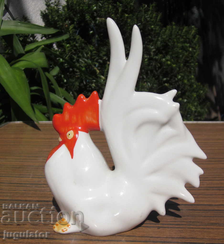old Russian USSR porcelain figurine figure figurine cock with price 30.00 BGN | € 15.34