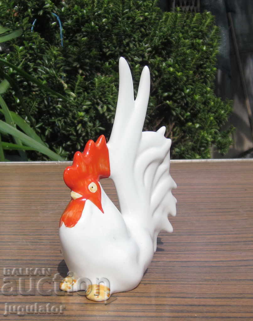 old Russian USSR porcelain figurine figure figurine cock - 5