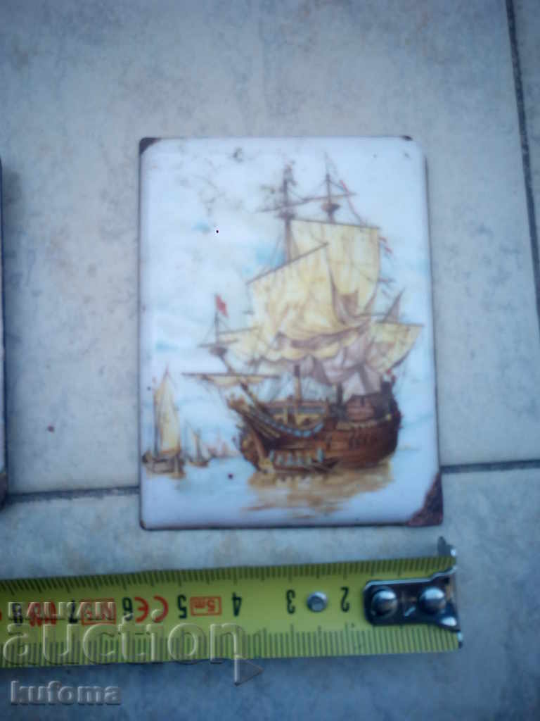 Old porcelain plates from a cigar box with price 44.99 BGN | € 23.00