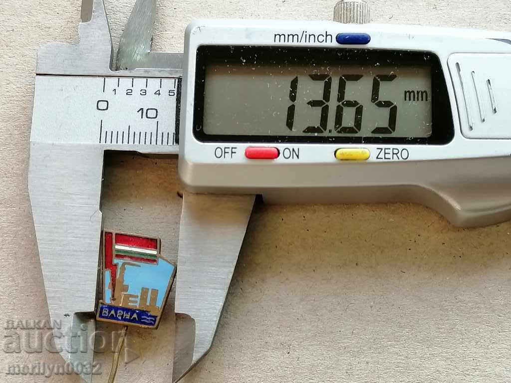 Breastplate of Varna Thermal Power Plants Enamel Medal Badge with price 49.00 BGN | € 25.05 Breastplate of Varna Thermal Power Plants Enamel Medal Badge with price 49.00 BGN | € 25.05