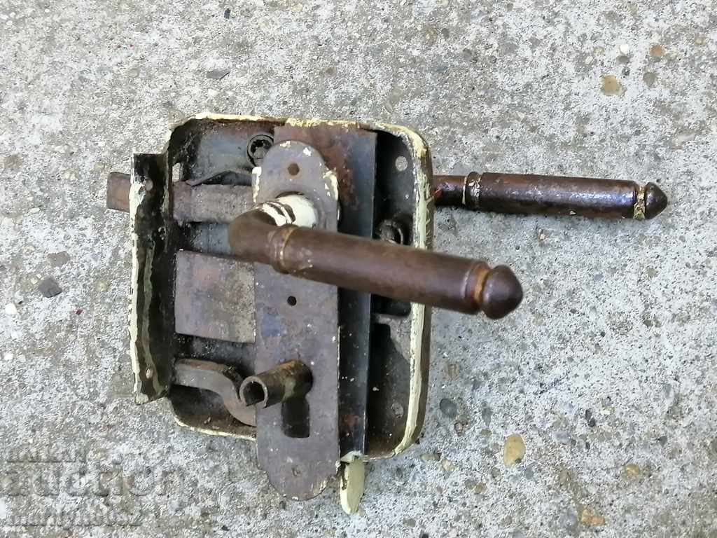 Auction Old lock without key, latch, 1930s, WORKS Auction Old lock without key, latch, 1930s, WORKS