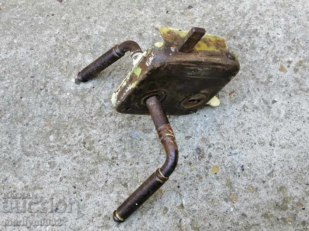Old lock without key, latch, 1930s, WORKS - 5 Old lock without key, latch, 1930s, WORKS - 5