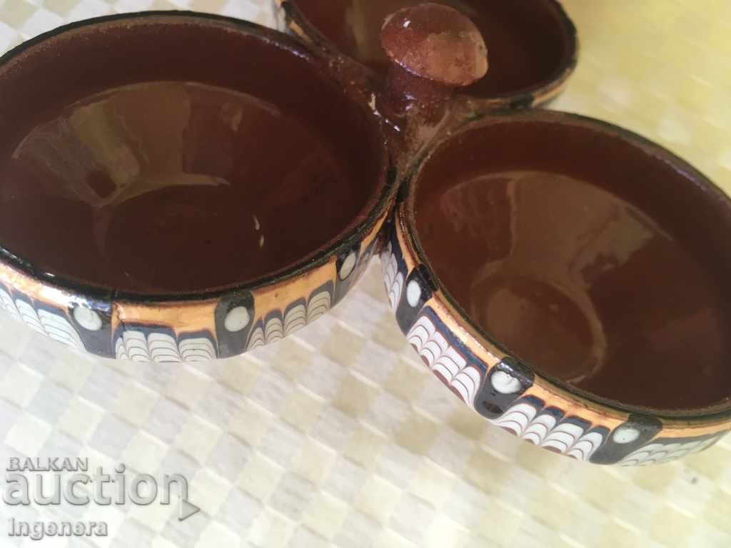 SUNFLOWER THREE CERAMICS ANCIENT UNUSED with price 8.00 BGN | € 4.09 SUNFLOWER THREE CERAMICS ANCIENT UNUSED with price 8.00 BGN | € 4.09