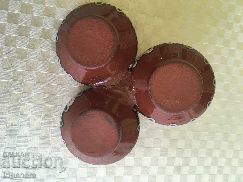 Auction SUNFLOWER THREE CERAMICS ANCIENT UNUSED Auction SUNFLOWER THREE CERAMICS ANCIENT UNUSED