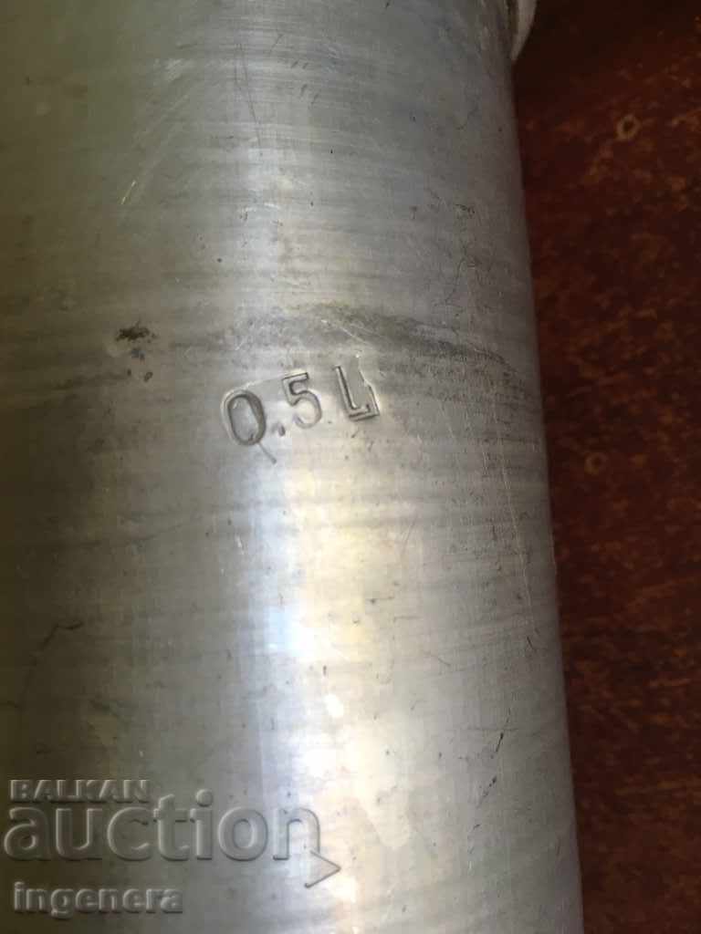 МЕРИЛКА ЗА ТЕЧНОСТИ АЛУМИНИЙ-0.5 ЛИТРА с цена 14.00 лв. | € 7.16 МЕРИЛКА ЗА ТЕЧНОСТИ АЛУМИНИЙ-0.5 ЛИТРА с цена 14.00 лв. | € 7.16