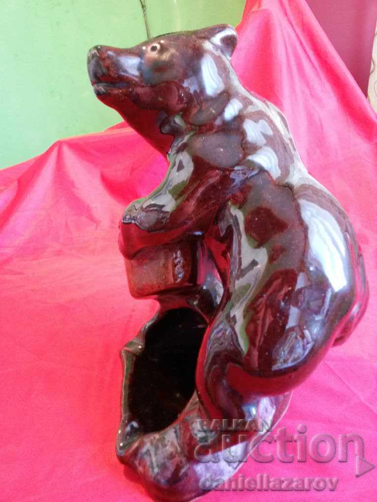 Old Bulgarian Ceramics Figurine BEAR with price 45.00 BGN | € 23.01 Old Bulgarian Ceramics Figurine BEAR with price 45.00 BGN | € 23.01
