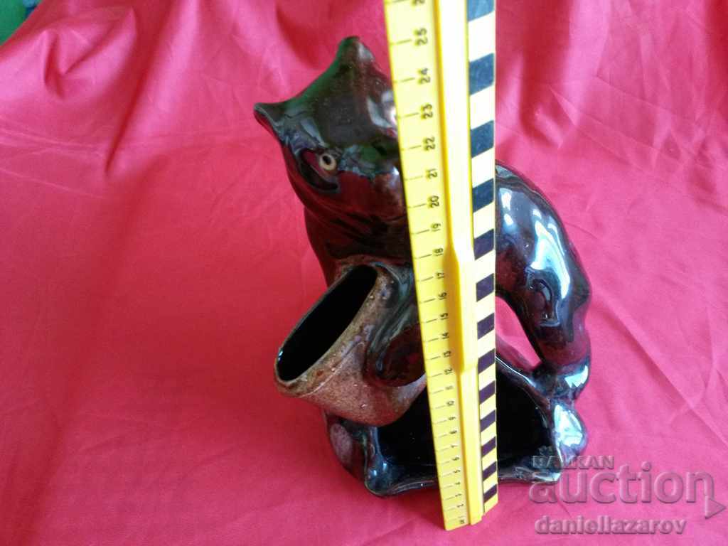 Old Bulgarian Ceramics Figurine BEAR - 6 Old Bulgarian Ceramics Figurine BEAR - 6