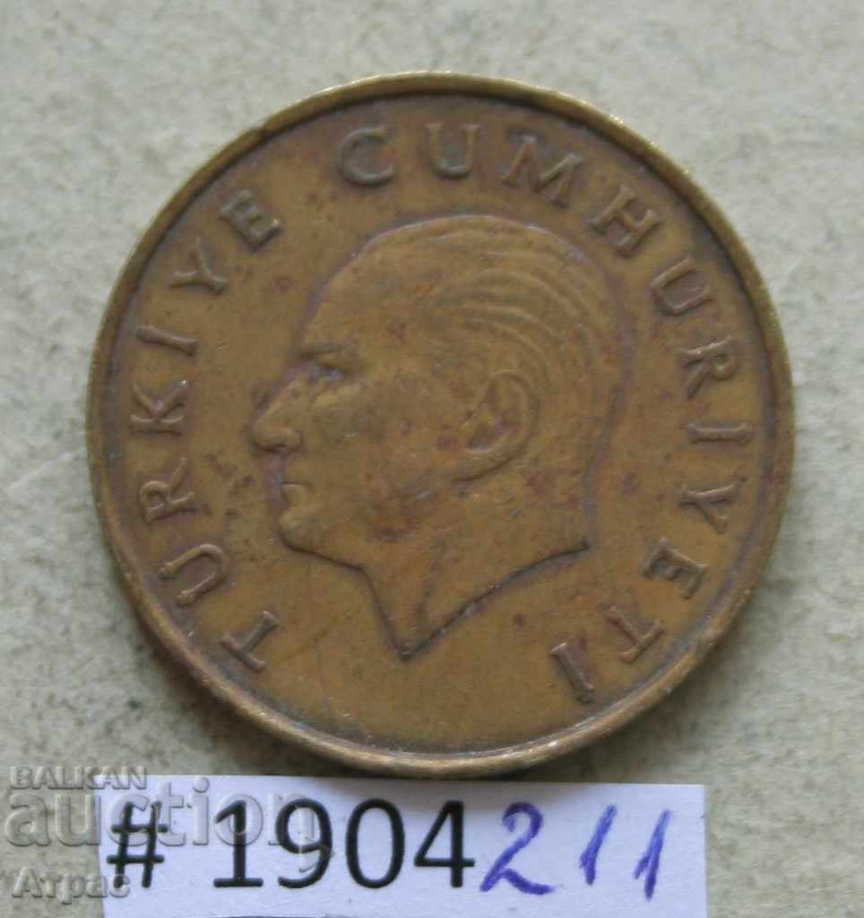 500 liras 1989 Turcia cu preț € 0.20 | 0.39 BGN