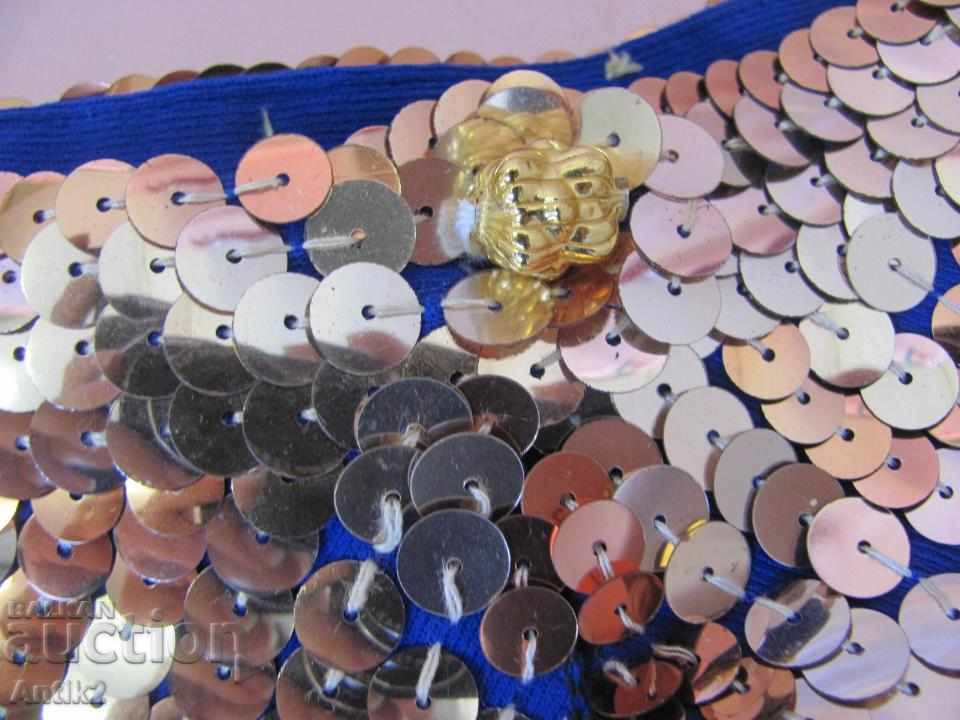 Χειροποίητα παγιέτες καστανιάς 50s - 5 Χειροποίητα παγιέτες καστανιάς 50s - 5