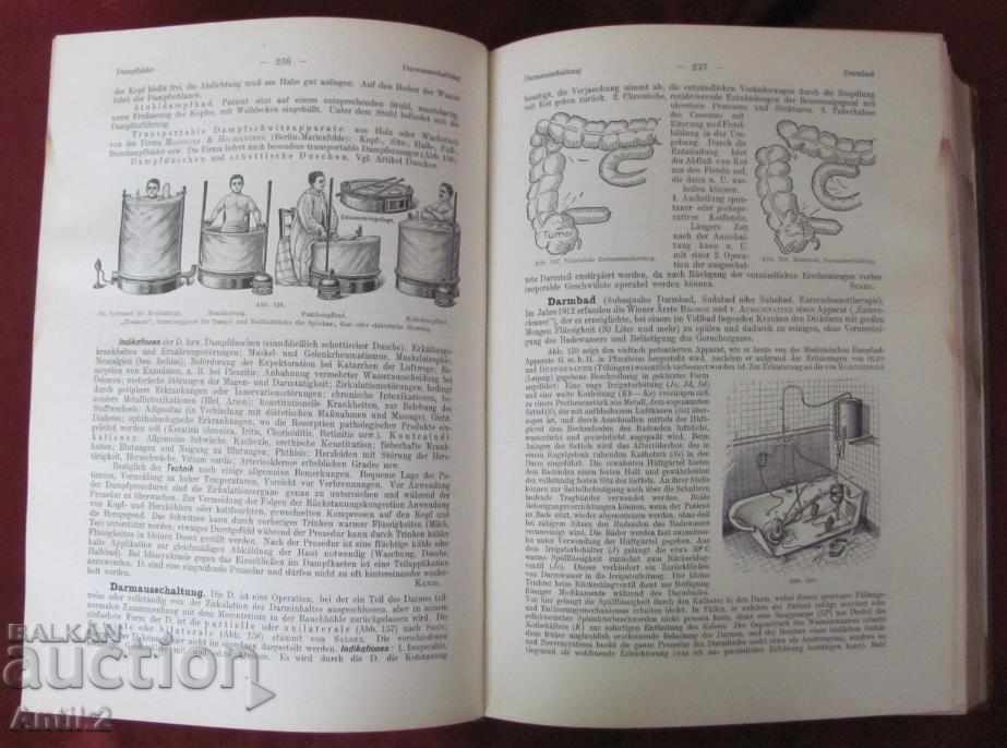 1935 Book LEXIKON DER GESAMTEN THERAPIE - 7